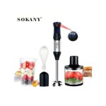 Sokany 4 In 1 Hand Blender 1000W /5 Speeds, SK17114