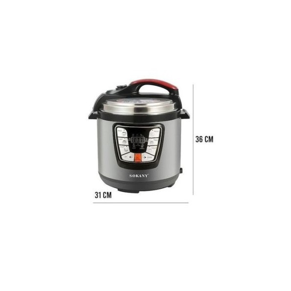 sokany-multi-function-stainless-pressure-cooker-6-0-l-1000w-sk-24014