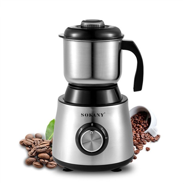Sokany Coffee Beans Grinder 500W 2 Gear Adjustment Mute, SK156