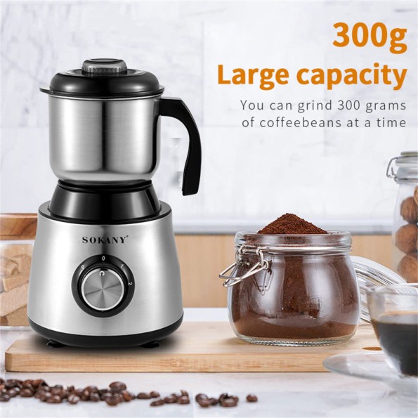 sokany-sk-156-coffee-grinder-500w-300g-coffee-beans-grinder-2-gear-adjustment-mute4