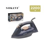 Sokany Steam Iron With Ceramic Soleplate – 2200W – (SL-6699)
