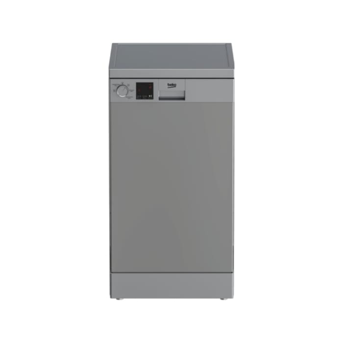 Beko Dishwasher Half Load 10 Persons 5 Programs 45 cm Silver DVS05020S