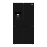 Beko No-Frost Refrigerator, 4 Doors, 626 Liters, Black