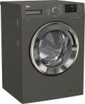 Beko Front Load Automatic Washing Machine, 7 KG, Inverter Motor, Silver
