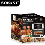 Sokany Healthy Air Fryer Sokany Touch Screen Digital – 12 L 1800W SK-ZG-8029A+Bag Dukan Alaa