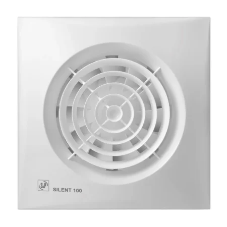 S/P Bathroom Extract Fan 18 cm 8 watt 85 M3/H White ,SILENT DESIGN -100 CZ
