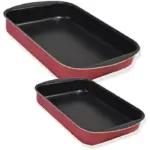 Tefal Minute Rectangular Oven Dish, Size ( 30-35 ) – Red ,4300006451