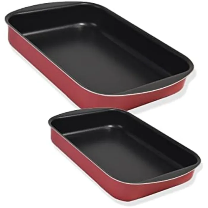 Tefal Minute Rectangular Oven Dish, Size ( 30-35 ) - Red ,4300006451