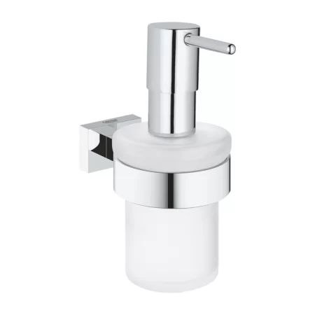 Grohe Essentials Cube Soap dispenser with holder ,40756001