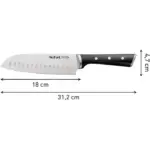 Tefal Comfort Santoku Knife ,12 cm ,Black ,K2213604