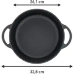 Tefal Cast Iron Pierre Gagnaire Stewpot, Size 19 cm ,E2230204