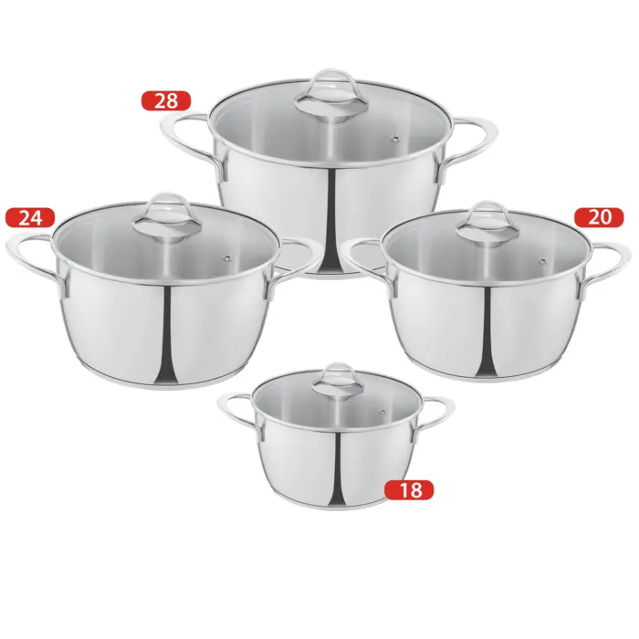 Zahran Moderna Stewpot Set with Glass Lid ,4300007384