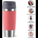 Tefal Travel Mug Easy Twist 0.36L ,Red ,N2011610