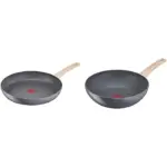 Natural Force Cooking Set, 2Stewpot  + 2Frypan + Wok pan – Grey ,NF-F22,24-WP28-S24,28