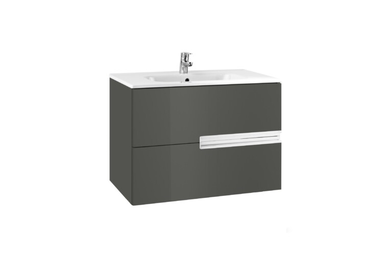 Roca Victoria Base Unit And Basin 60cm Dark Grey ,A857464482