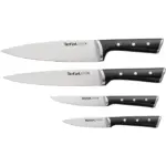 Ice Force Knife Set ,Paring 9 cm + Chef 20 cm + Utility 11 cm + Slicing 20 cm ,Black ,K2324S74