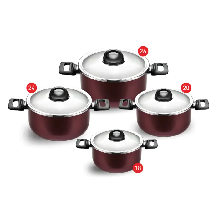 Tefal Armatal Stewpot Set - Size 18,20,24,26 ,4300006448