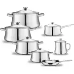 Zahran Stainless Steel Classic Cooking Set ,4300007620