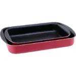 Tefal Minute Rectangular Oven Dish, Size ( 30-35 ) – Red ,4300006451