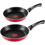 Tefal Minute Frypan Set, Size 18, 24 - Red ,4300007510