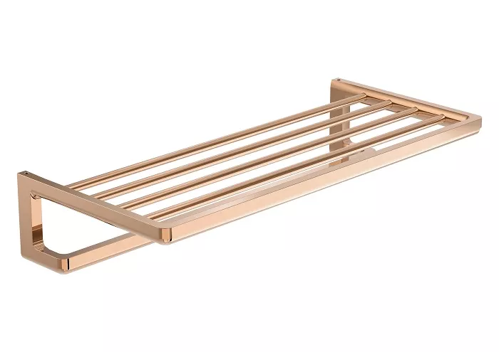 Roca Tempo Towel Rack With Towel Holder Rose Gold ,A817032RG0
