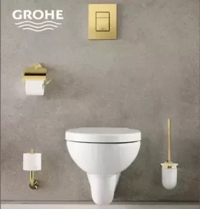 Grohe Essentials Toilet Paper Holder Matt Gold 40689GN1