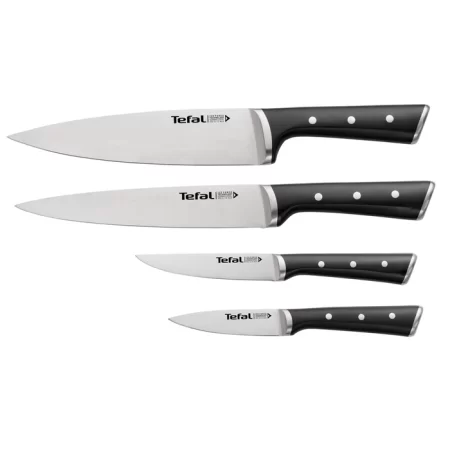 Ice Force Knife Set ,Paring 9 cm + Chef 20 cm + Utility 11 cm + Slicing 20 cm ,Black ,K2324S74