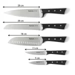 Ice force 5 Slots Wooden Block with 5 knives, Black – K232S574