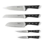 Ice force 5 Slots Wooden Block with 5 knives, Black – K232S574