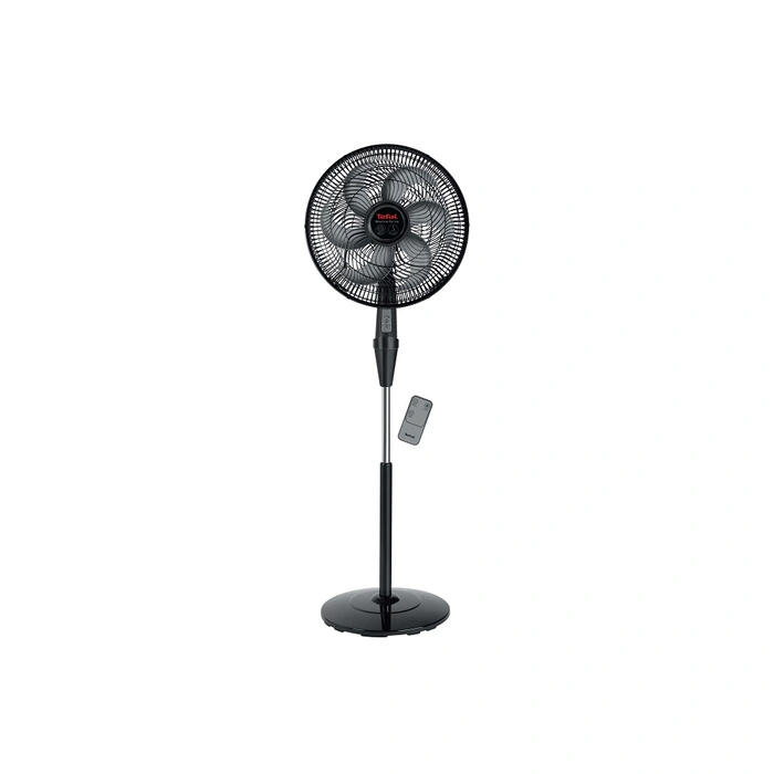 Tefal Silence Force Stand Fan With Remote Control, 16 Inch, Black ,VG4130EE