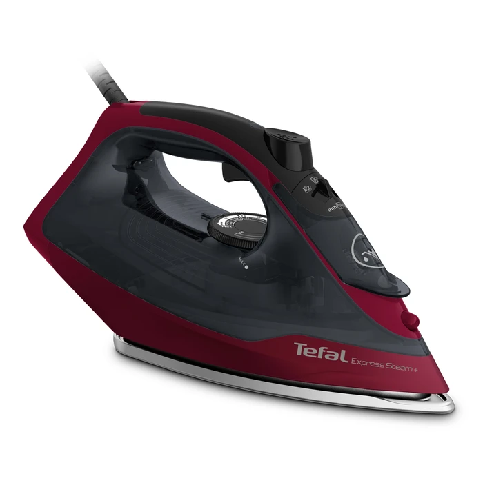 Tefal Steam Iron Express Steam Plus 2600 W ,Auto-off ,Black Glama ,FV2869E2