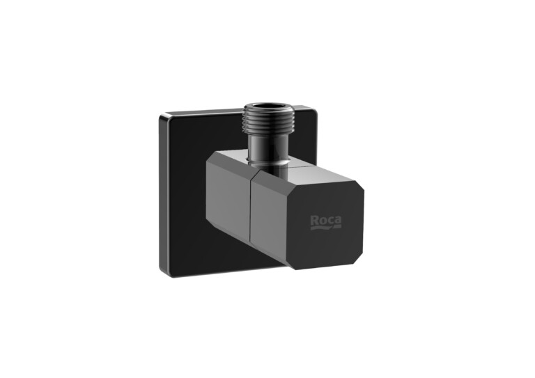 Roca Ceramic Angle Valve Glossy Black ,A5251679CN