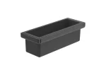 Roca Soap Container Matte Black, 17028