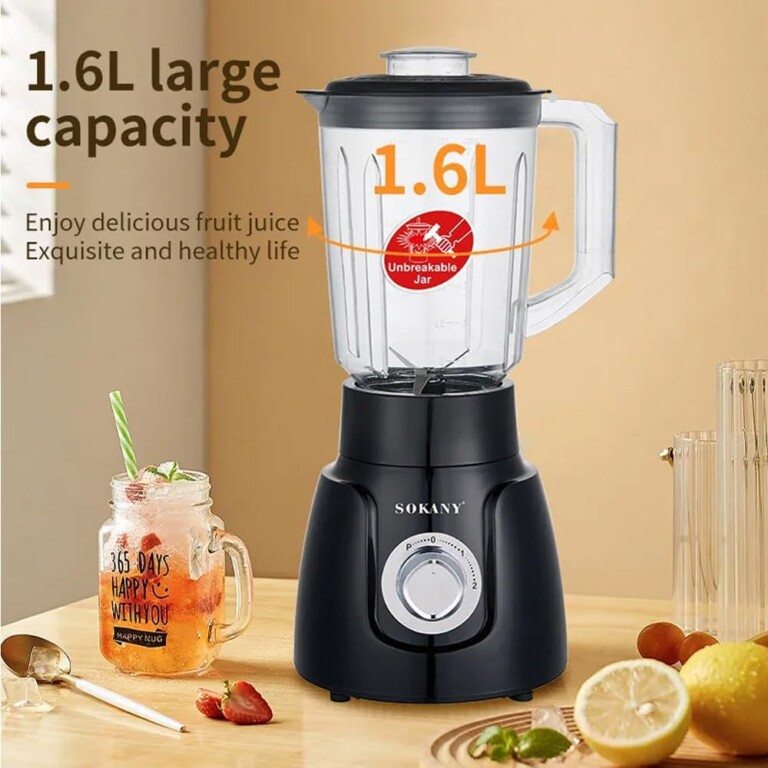 Sokany 2In1 Blender 1.6L 500W, SK-185