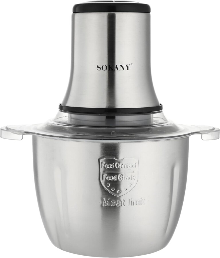 Sokany Mini Wonder Chopper Steel Body 800 Watt 3L, SK-7005