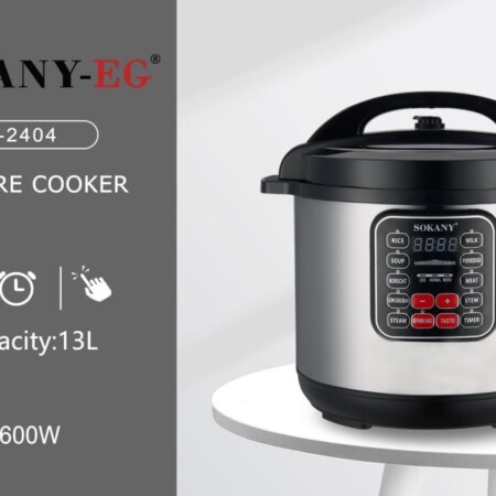 Sokany Multi Function Stainless Pressure Cooker 13L 1600w, Sk-2404