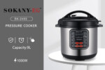 Sokany Multi Function Stainless Pressure Cooker 9L 1200w, Sk-2403