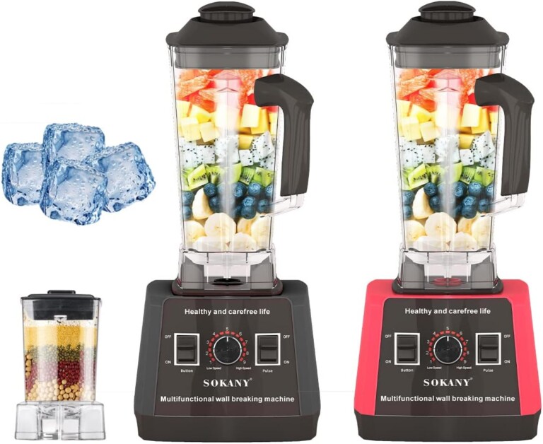 Sokany multi purpose blender 5000w high power 2in1 cup food processor, SK-666