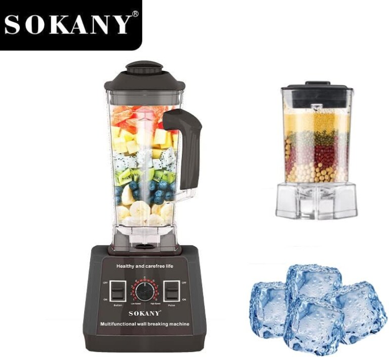 Sokany multi purpose blender 5000w high power 2in1 cup food processor, SK-666