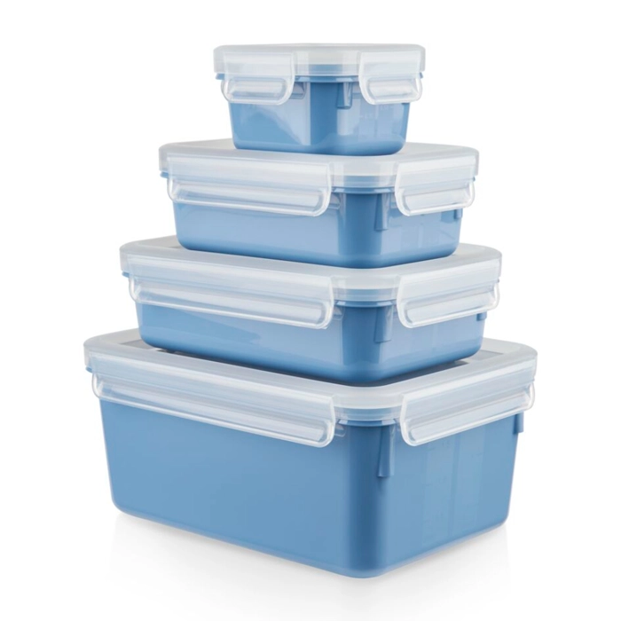 Tefal Masterseal Color Fresh Box ,4 Pieces ,Blue ,N1012610