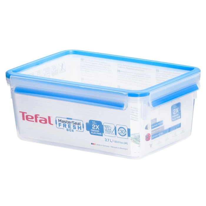Tefal Masterseal Fresh Rectangular 3.7L Food Storage ,K3022012