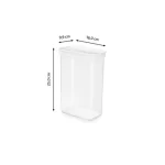 Tefal Optima Dry Food Storage Container, 2,20 L, Clear – N1141210