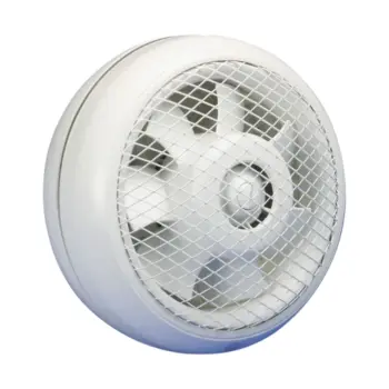 S/P Wall Or Window Extract Fans 255 mm White ,HCM-180N