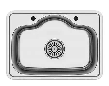 Asil Kitchen Sink With Drain 745x525mm ,AS186
