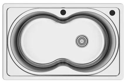 Asil Stainless Steel Kitchen Sink 73x46cm ,As188