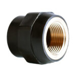 BR Adaptor Socket Female Thread, PP-R, Black