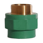 BR Adaptor Socket Male Thread, PP-R, Green