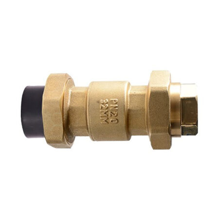 BR Check Valve With Female Union, 25 Mm - ( ¾” ) X ( ¾” ), PP-R, Black