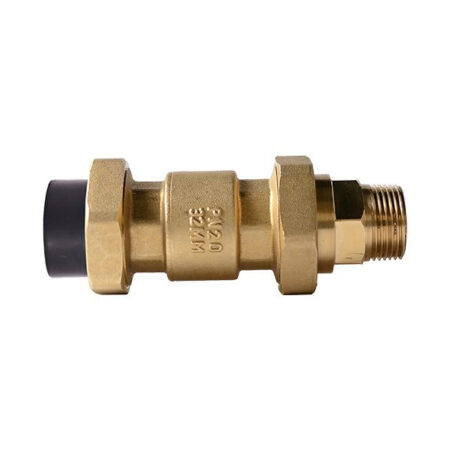 BR Check Valve With Male Union, 25 Mm – ( ¾” ) X ( ¾” ), PP-R, Black