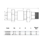 BR Check Valve With Male Union, PP-R, Green4